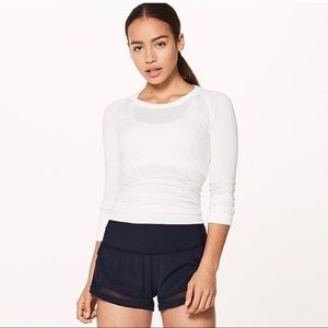 Lululemon shorts with mesh detailing size 4